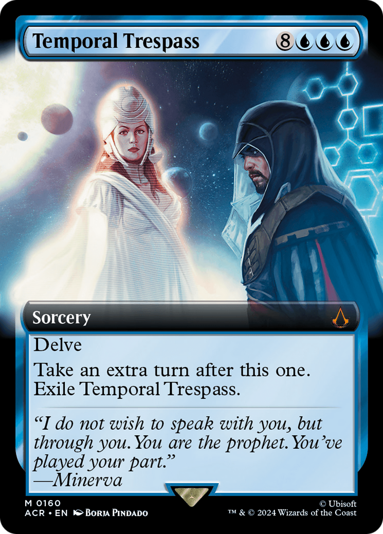 Temporal Trespass (Extended Art) [Assassin's Creed] - Magic: The Gathering - Card Brawlers | Quebec | Canada |