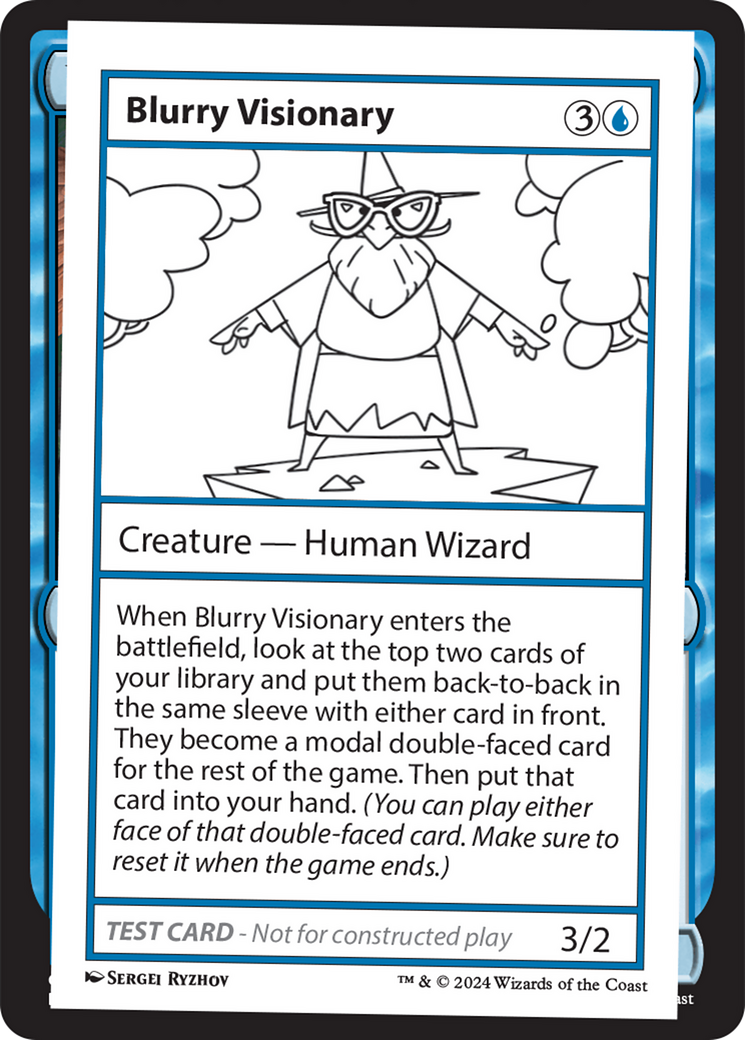 Blurry Visionary [Mystery Booster 2 Playtest Cards] - Magic: The Gathering - Card Brawlers | Quebec | Canada |