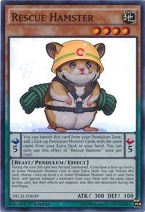 Rescue Hamster [NECH-EN039] Super Rare - Yu-Gi-Oh! - Card Brawlers | Quebec | Canada |