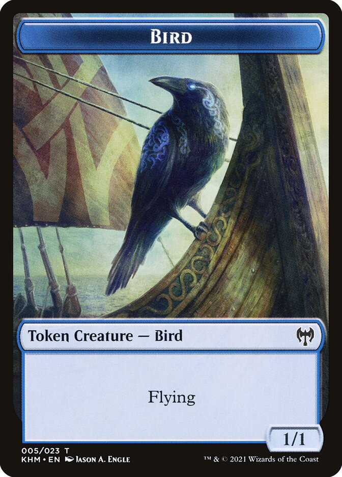 Dwarf Beserker // Bird Double-Sided Token [Kaldheim Tokens] - Magic: The Gathering - Card Brawlers | Quebec | Canada |