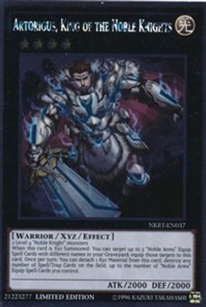 Artorigus, King of the Noble Knights [NKRT-EN037] Platinum Rare - Yu-Gi-Oh! - Card Brawlers | Quebec | Canada |