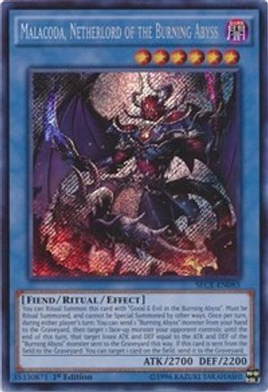 Malacoda, Netherlord of the Burning Abyss [SECE-EN085] Secret Rare - Yu-Gi-Oh! - Card Brawlers | Quebec | Canada |
