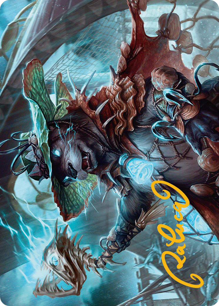 Tempest Angler Art Card (Gold-Stamped Signature) [Bloomburrow Art Series] - Magic: The Gathering - Card Brawlers | Quebec | Canada |