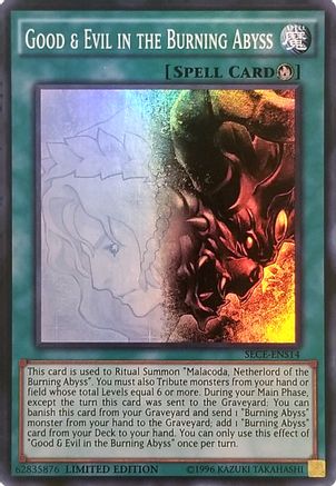 Good & Evil in the Burning Abyss [SECE-ENS14] Super Rare - Yu-Gi-Oh! - Card Brawlers | Quebec | Canada |