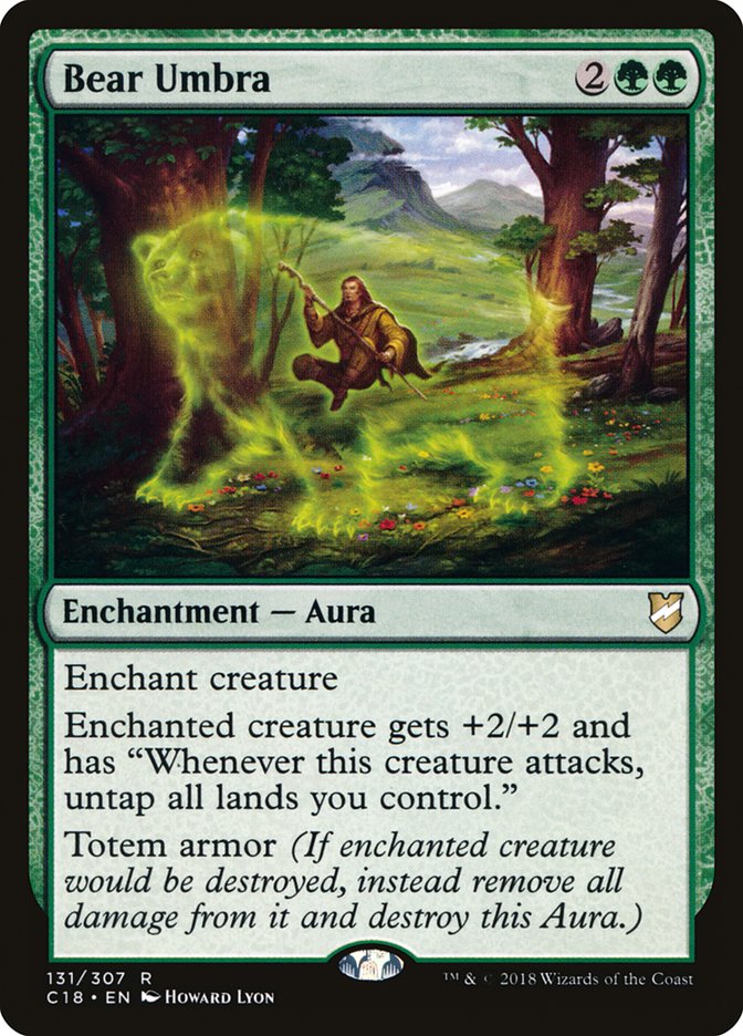 Bear Umbra [Commander 2018] - Magic: The Gathering - Card Brawlers | Quebec | Canada |