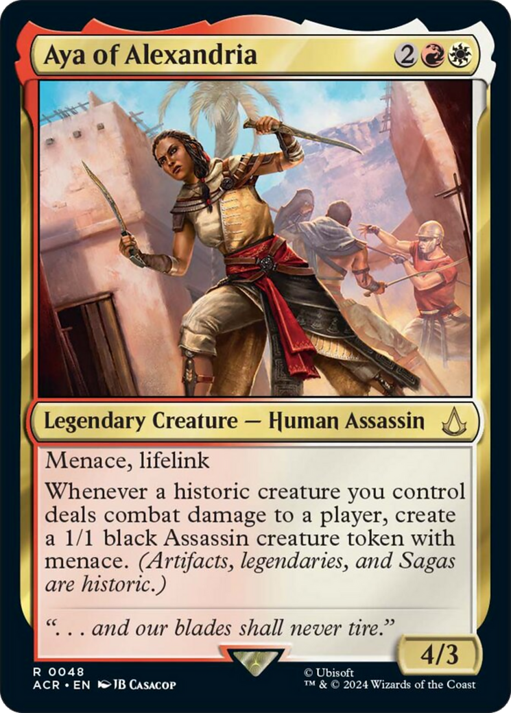 Aya of Alexandria [Assassin's Creed] - Magic: The Gathering - Card Brawlers | Quebec | Canada |