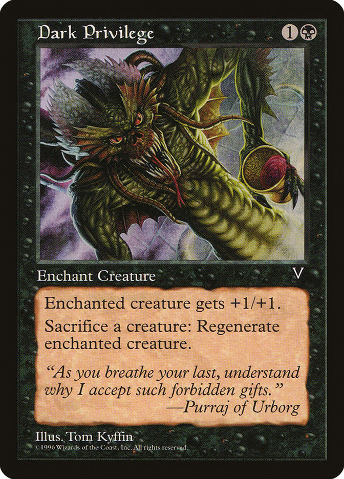Dark Privilege [Visions] - Magic: The Gathering - Card Brawlers | Quebec | Canada |