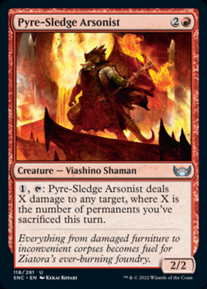 Pyre-Sledge Arsonist [Streets of New Capenna] - Magic: The Gathering - Card Brawlers | Quebec | Canada |