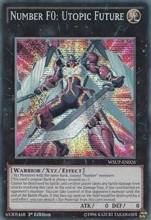 Number F0: Utopic Future [WSUP-EN026] Secret Rare - Yu-Gi-Oh! - Card Brawlers | Quebec | Canada |