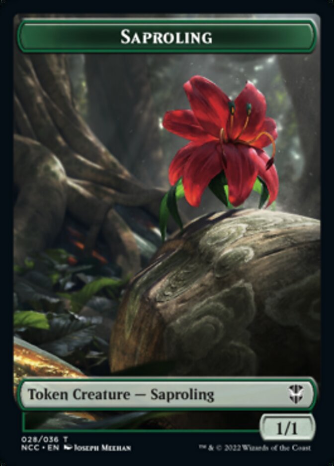 Beast // Saproling Double-Sided Token [Streets of New Capenna Commander Tokens] - Magic: The Gathering - Card Brawlers | Quebec | Canada |