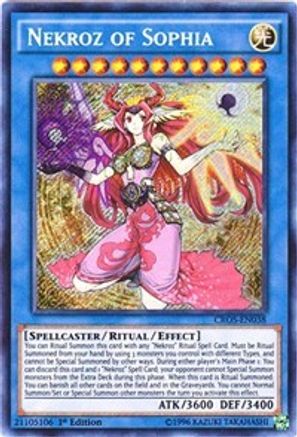 Nekroz of Sophia [CROS-EN038] Secret Rare - Yu-Gi-Oh! - Card Brawlers | Quebec | Canada |