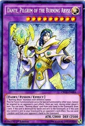 Dante, Pilgrim of the Burning Abyss [CROS-EN084] Secret Rare - Yu-Gi-Oh! - Card Brawlers | Quebec | Canada |