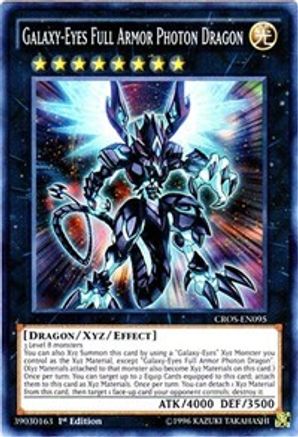 Galaxy-Eyes Full Armor Photon Dragon [CROS-EN095] Super Rare - Yu-Gi-Oh! - Card Brawlers | Quebec | Canada |