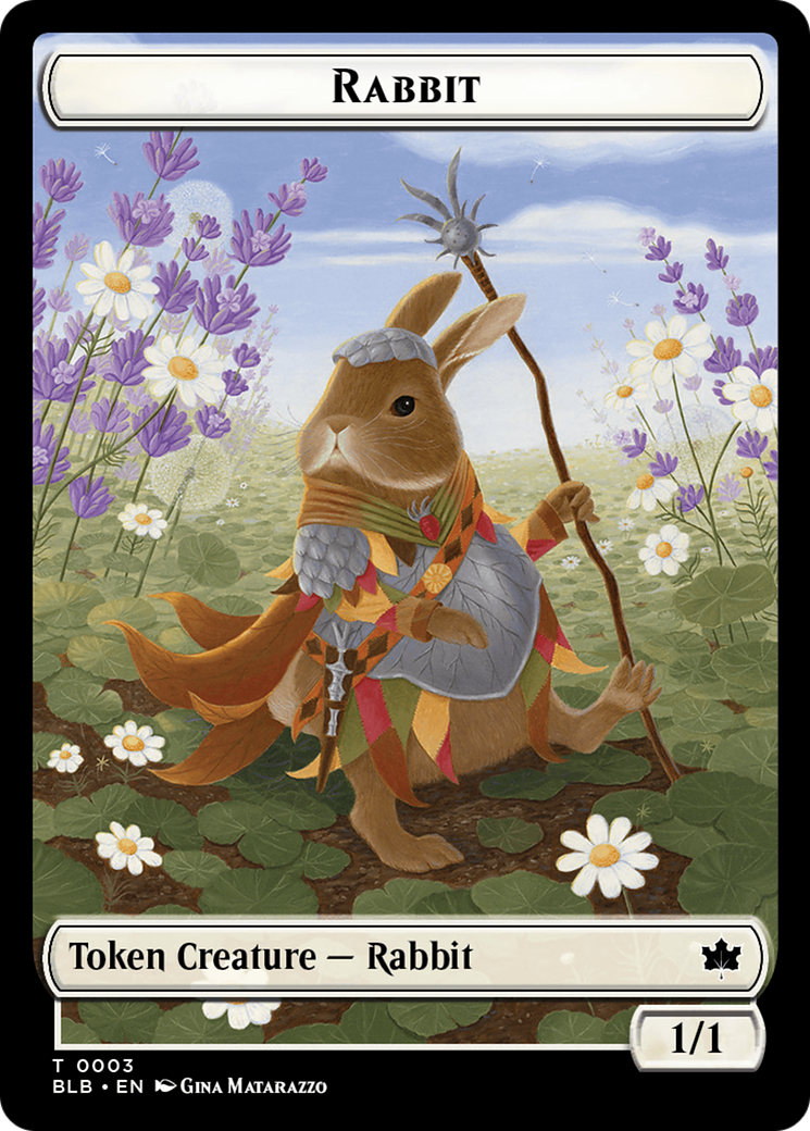 Rabbit // Finch Formation Double-Sided Token [Bloomburrow Tokens] - Magic: The Gathering - Card Brawlers | Quebec | Canada |