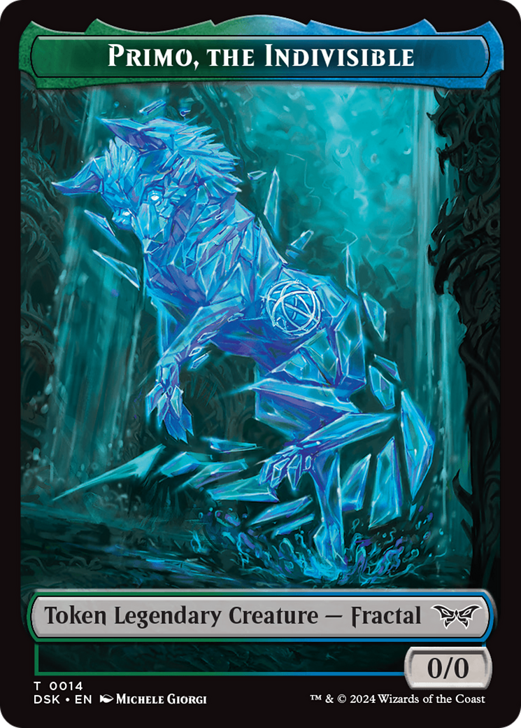 Primo, the Indivisible Token [Duskmourn: House of Horror Tokens] - Magic: The Gathering - Card Brawlers | Quebec | Canada |