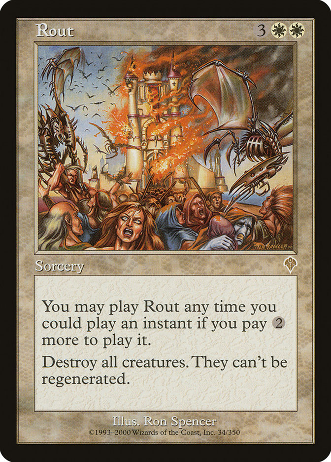 Rout [Invasion] - Magic: The Gathering - Card Brawlers | Quebec | Canada |