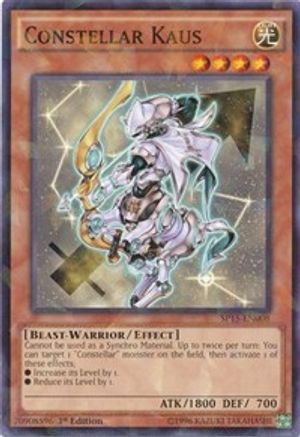 Constellar Kaus [SP15-EN008] Shatterfoil Rare - Yu-Gi-Oh! - Card Brawlers | Quebec | Canada |