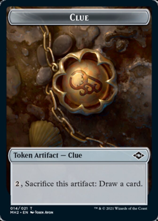 Clue (14) // Zombie Double-Sided Token [Modern Horizons 2 Tokens] - Magic: The Gathering - Card Brawlers | Quebec | Canada |