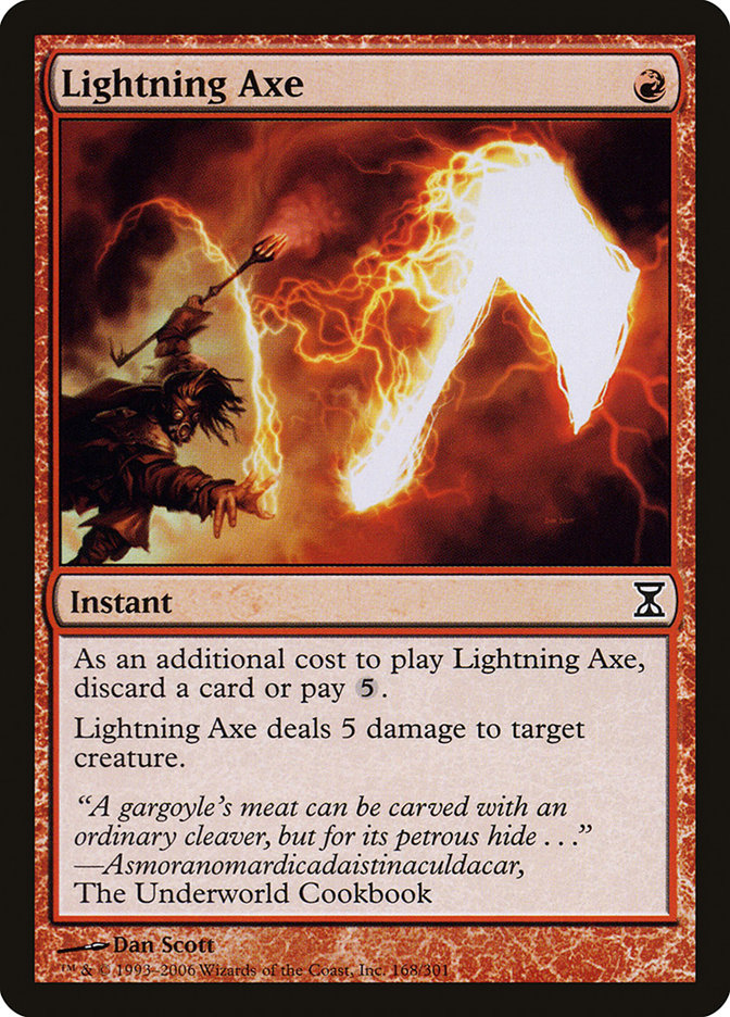 Lightning Axe [Time Spiral] - Magic: The Gathering - Card Brawlers | Quebec | Canada |