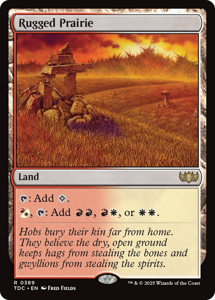 Rugged Prairie [Tarkir: Dragonstorm Commander] - Magic: The Gathering - Card Brawlers | Quebec | Canada |