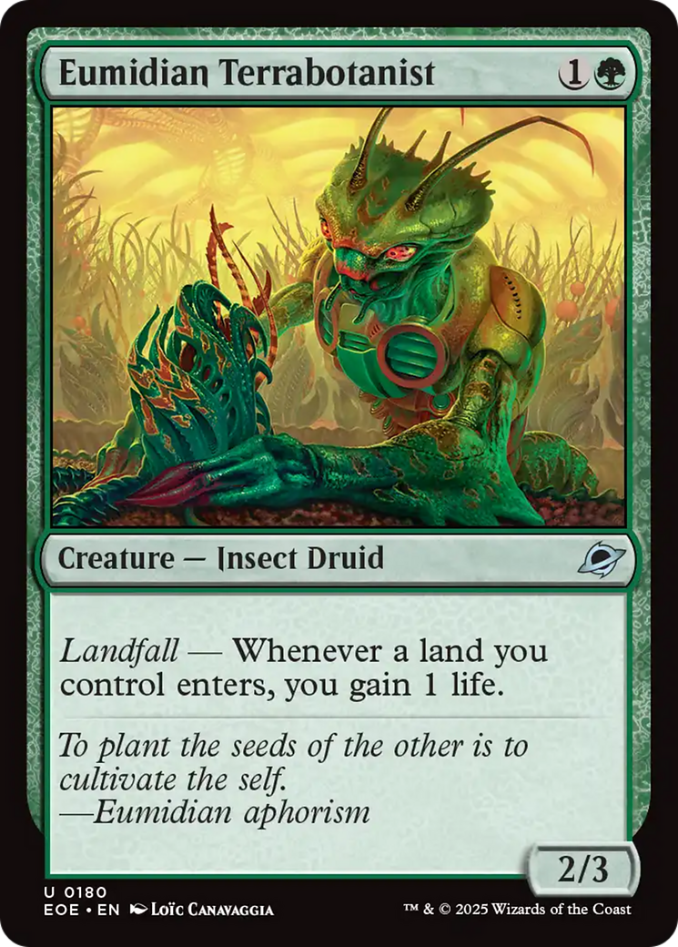 Eumidian Terrabotanist [Edge of Eternities] - Magic: The Gathering - Card Brawlers | Quebec | Canada |