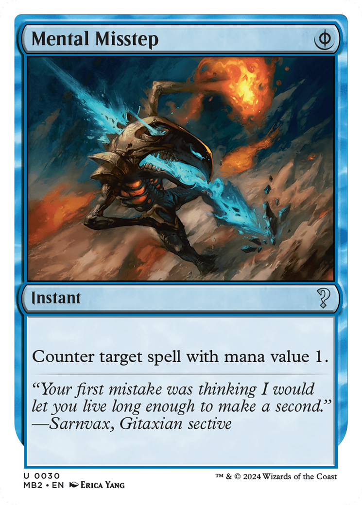 Mental Misstep (White Border) [Mystery Booster 2] - Magic: The Gathering - Card Brawlers | Quebec | Canada |