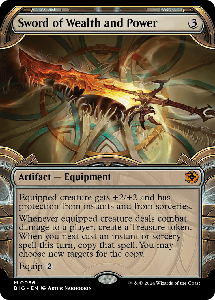 Sword of Wealth and Power (Showcase) [Outlaws of Thunder Junction: The Big Score] - Magic: The Gathering - Card Brawlers | Quebec | Canada |