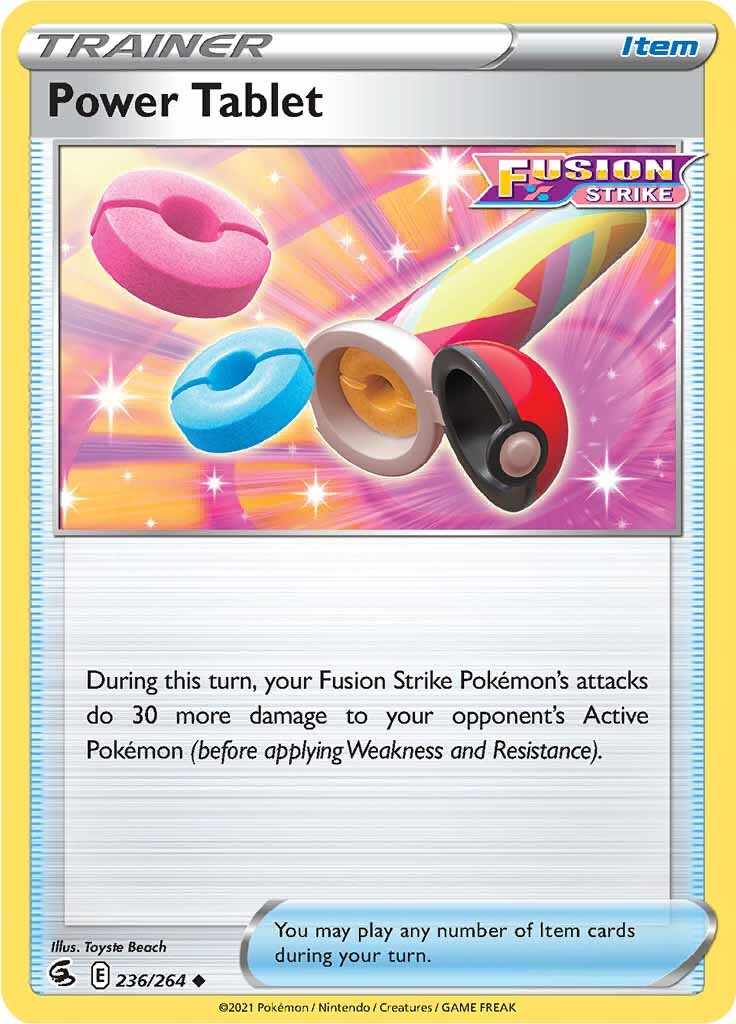 Power Tablet (236/264) [Sword & Shield: Fusion Strike] - Pokémon - Card Brawlers | Quebec | Canada |