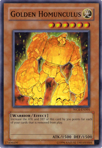 Golden Homunculus [WC6-EN001] Super Rare - Yu-Gi-Oh! - Card Brawlers | Quebec | Canada |