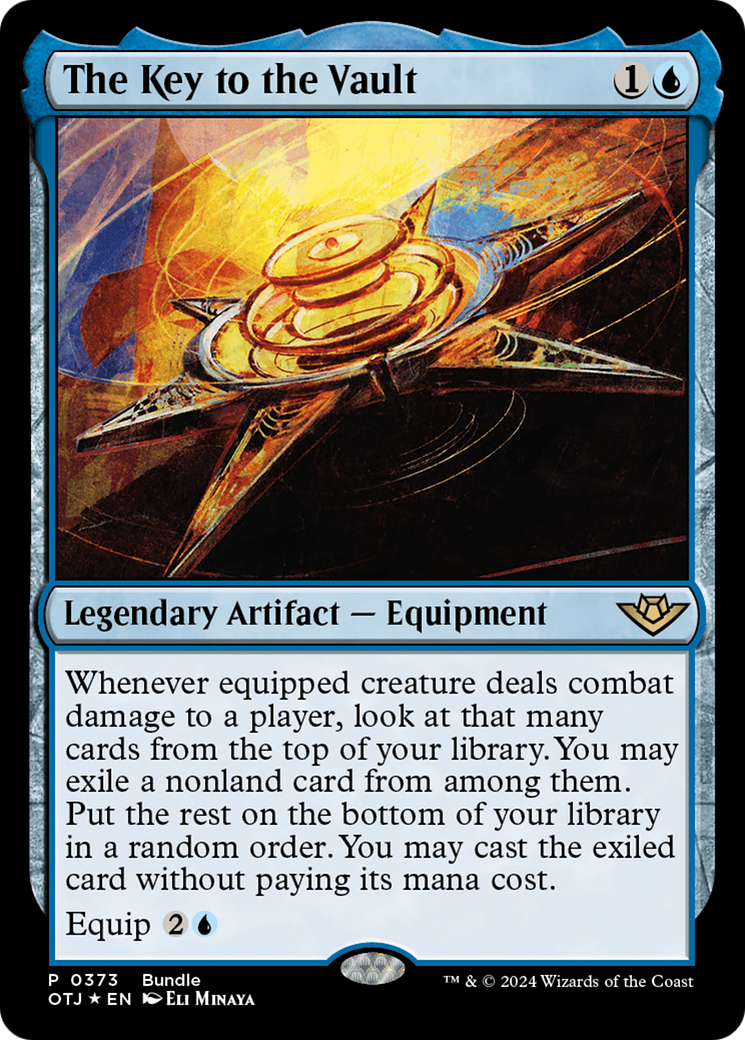 The Key to the Vault (OTJ Bundle) [Outlaws of Thunder Junction Promos] - Magic: The Gathering - Card Brawlers | Quebec | Canada |