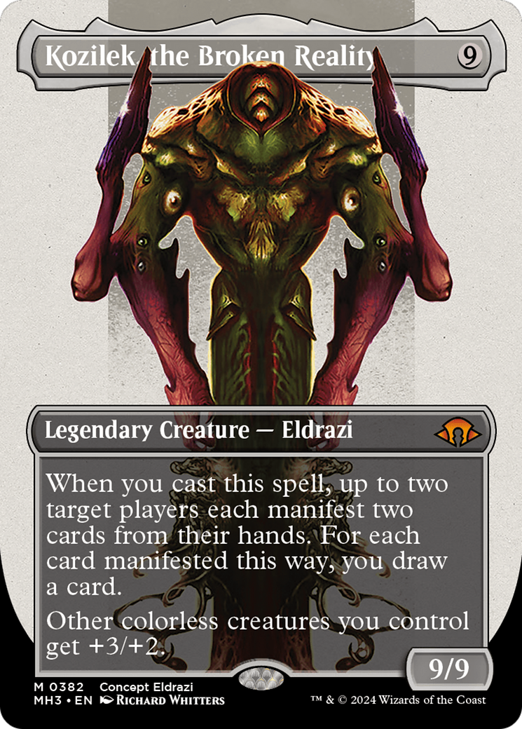 Kozilek, the Broken Reality (Borderless) (Serialized) [Modern Horizons 3] - Magic: The Gathering - Card Brawlers | Quebec | Canada |