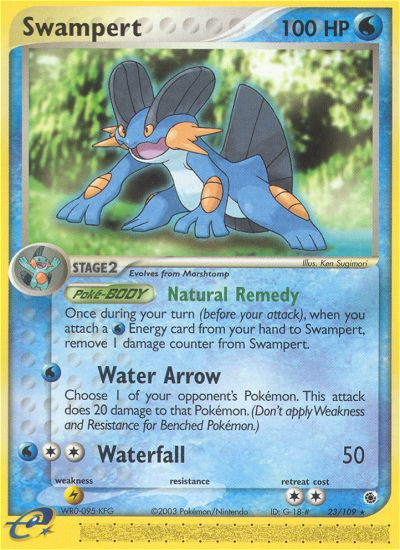 Swampert (23/109) [EX: Ruby & Sapphire] - Pokémon - Card Brawlers | Quebec | Canada |