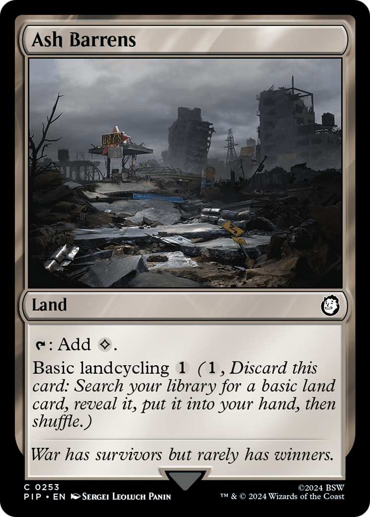 Ash Barrens [Fallout] - Magic: The Gathering - Card Brawlers | Quebec | Canada |