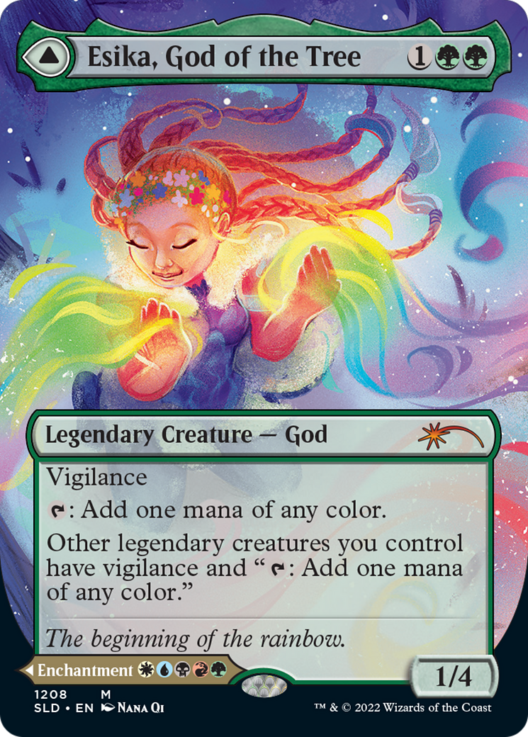 Esika, God of the Tree // The Prismatic Bridge (Display Commander) (Borderless) [Secret Lair: From Cute to Brute] - Magic: The Gathering - Card Brawlers | Quebec | Canada |