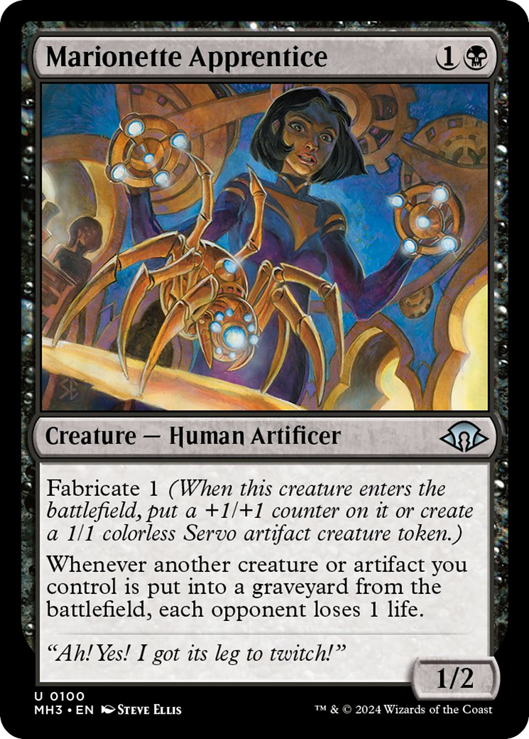 Marionette Apprentice [Modern Horizons 3] - Magic: The Gathering - Card Brawlers | Quebec | Canada |