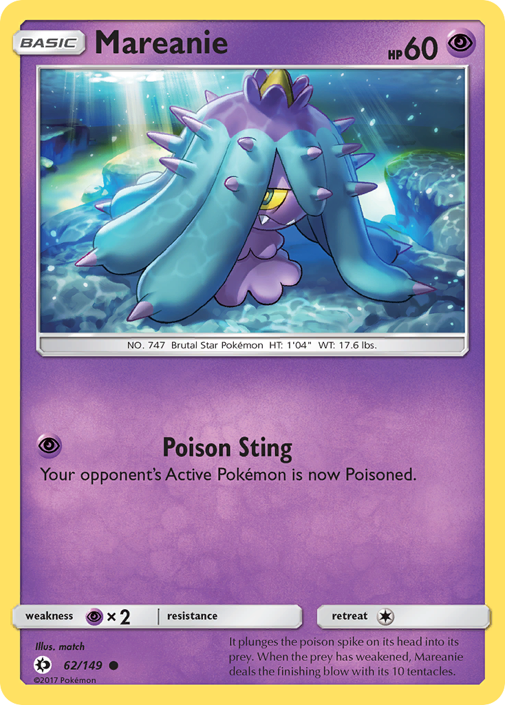 Mareanie (62/149) [Sun & Moon: Base Set] - Pokémon - Card Brawlers | Quebec | Canada |