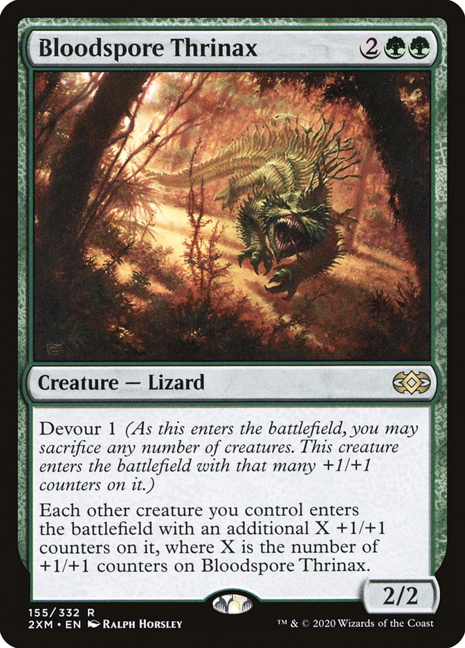 Bloodspore Thrinax [Double Masters] - Magic: The Gathering - Card Brawlers | Quebec | Canada |