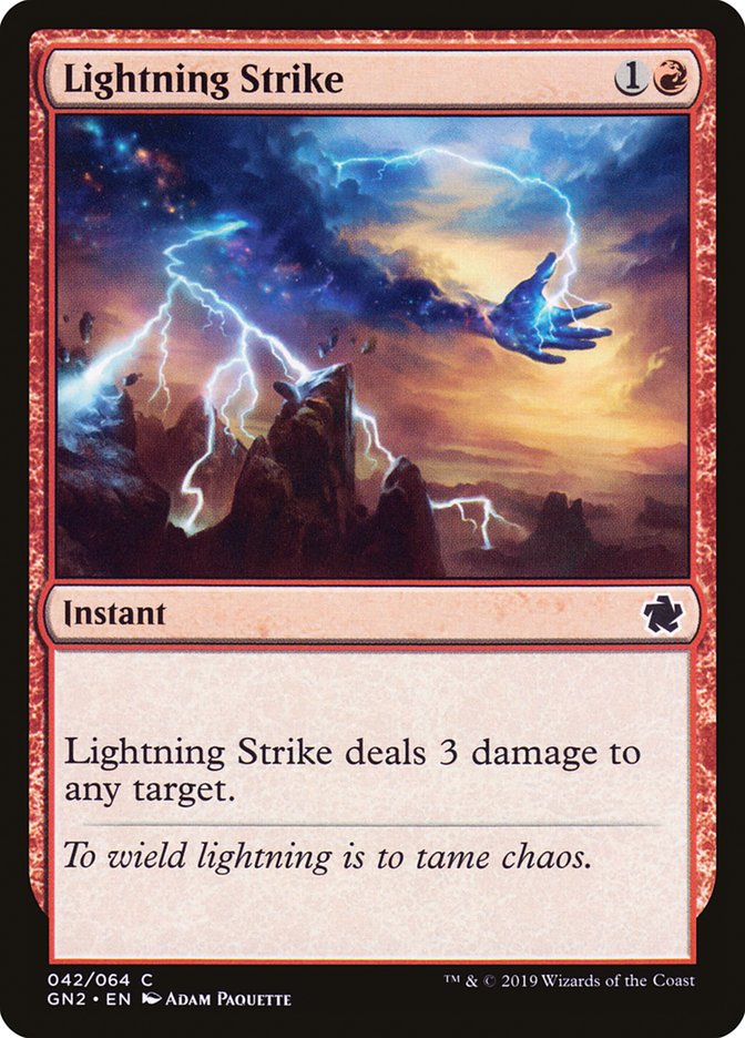 Lightning Strike [Game Night 2019] - Magic: The Gathering - Card Brawlers | Quebec | Canada |