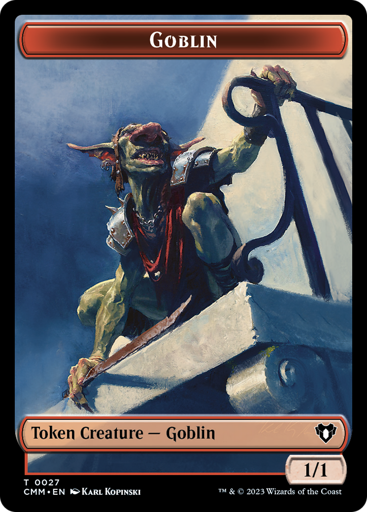 Saproling // Goblin Double-Sided Token [Commander Masters Tokens] - Magic: The Gathering - Card Brawlers | Quebec | Canada |