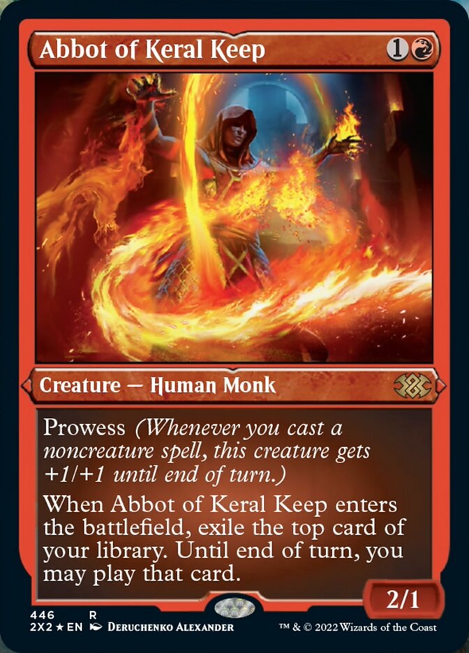 Abbot of Keral Keep (Foil Etched) [Double Masters 2022] - Magic: The Gathering - Card Brawlers | Quebec | Canada |