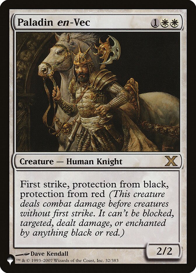 Paladin en-Vec [The List] - Magic: The Gathering - Card Brawlers | Quebec | Canada |