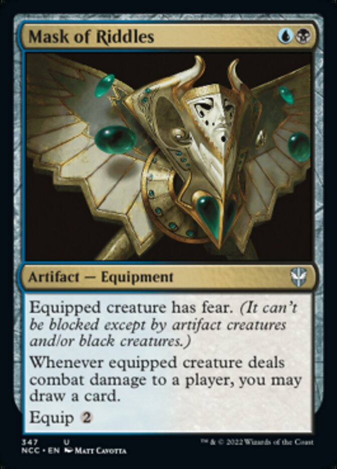 Mask of Riddles [Streets of New Capenna Commander] - Magic: The Gathering - Card Brawlers | Quebec | Canada |