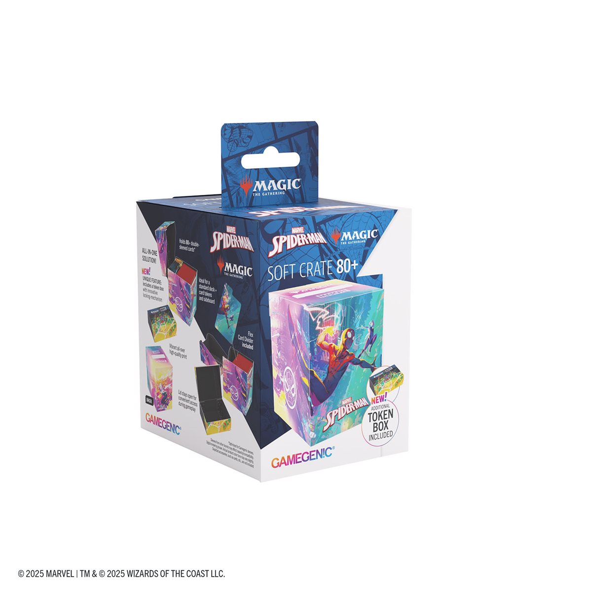 Magic the Gathering : Marvel Soft Crate - Spider-Man / Spider-Gwen - Deckbox 80+ - Gamegenic - Card Brawlers | Quebec | Canada |