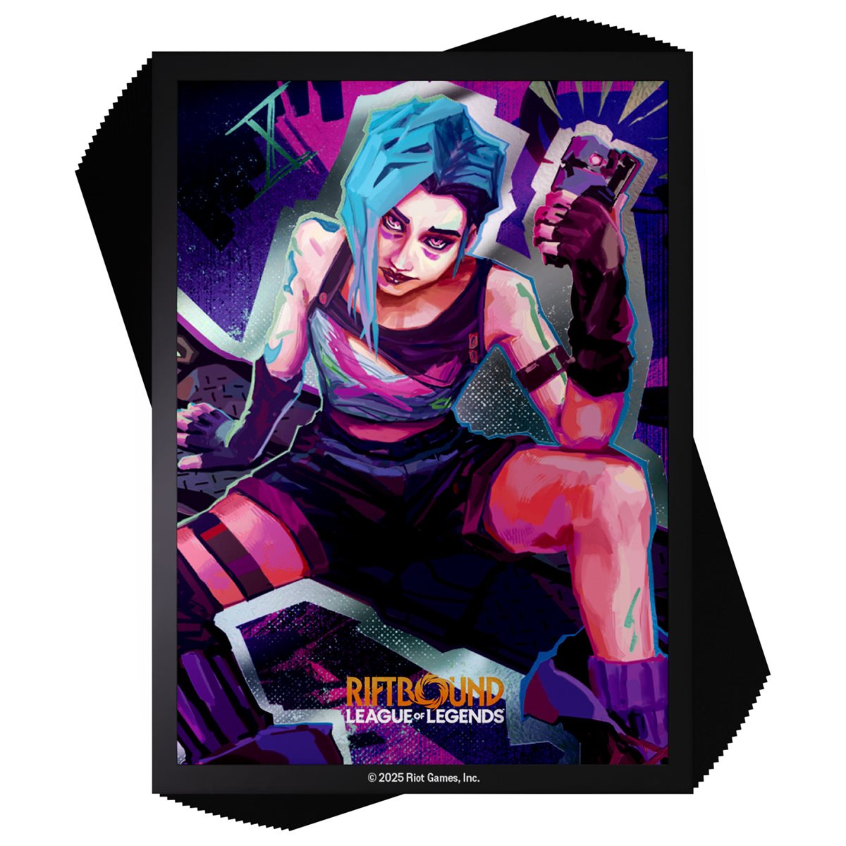 League of Legends: Riftbound TCG - Art Sleeves - Jinx (100ct) - UVS - Card Brawlers | Quebec | Canada |
