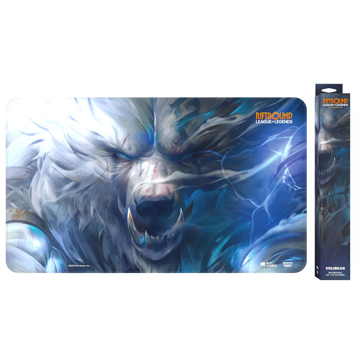 League of Legends: Riftbound TCG - Bound Edge Playmat 24" x 14" - Volibear - UVS - Card Brawlers | Quebec | Canada |