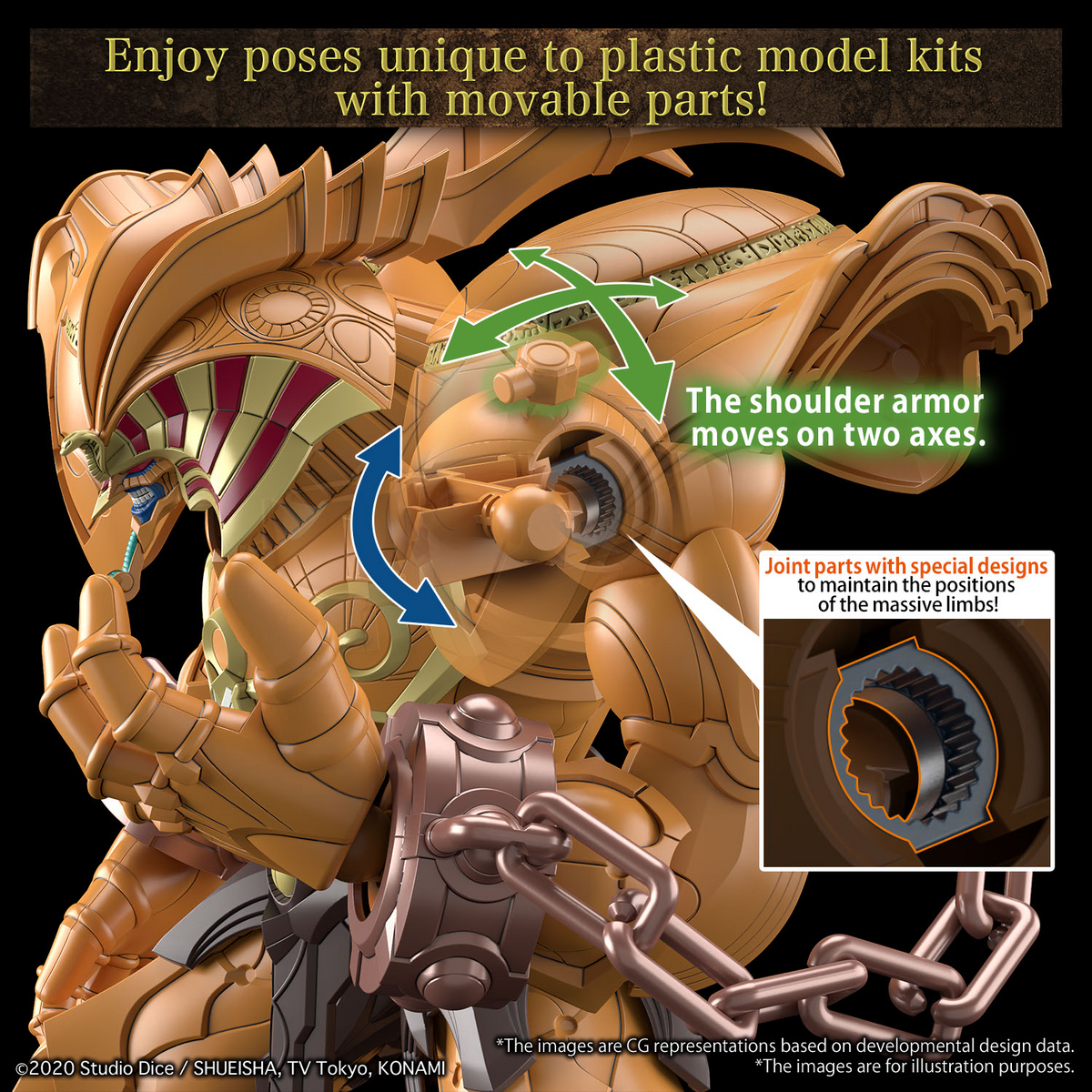 Figure-rise Standard – Amplified -Egyptian God- The Legendary Exodia Incarnate - Bandai Hobby - Card Brawlers | Quebec | Canada |