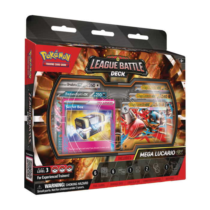 Pokemon TCG - Mega Lucario EX - Battle Deck (Wave 2) MAX 1 PER CUSTOMER (PREORDER) DATE TBD - The Pokemon Company - Card Brawlers | Quebec | Canada |