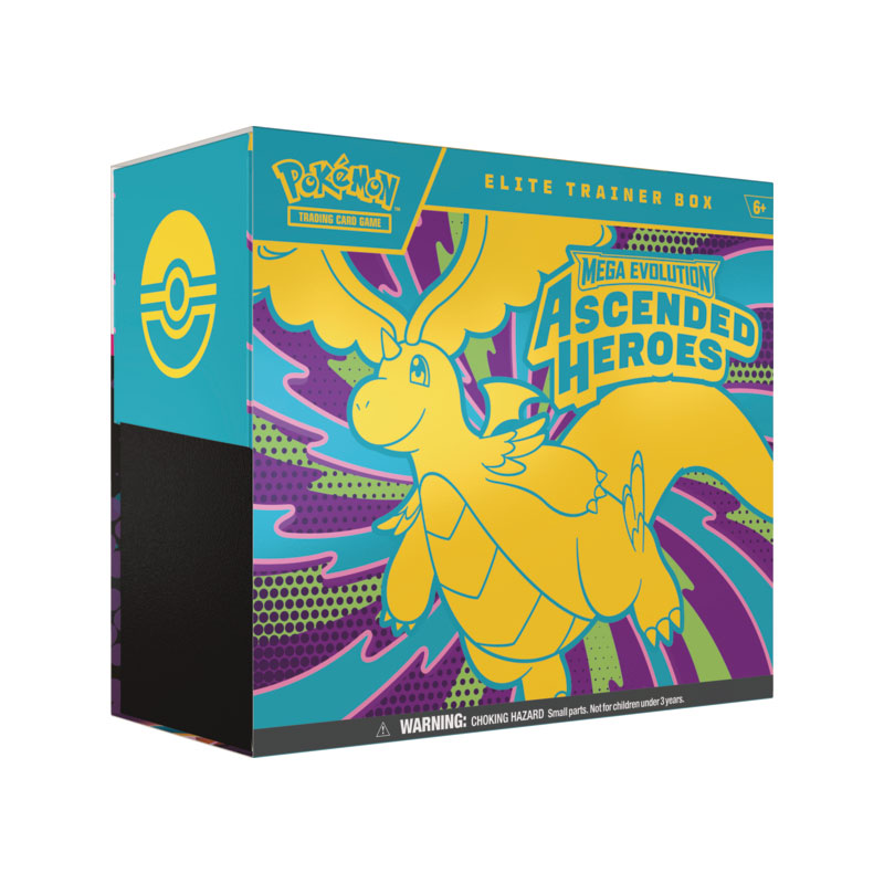 Pokemon TCG - Mega Evolution - Ascended Heroes - Elite Trainer Box (MAX 1 PER CUSTOMER)(IN STORE DISCOUNT) - The Pokemon Company - Card Brawlers | Quebec | Canada |