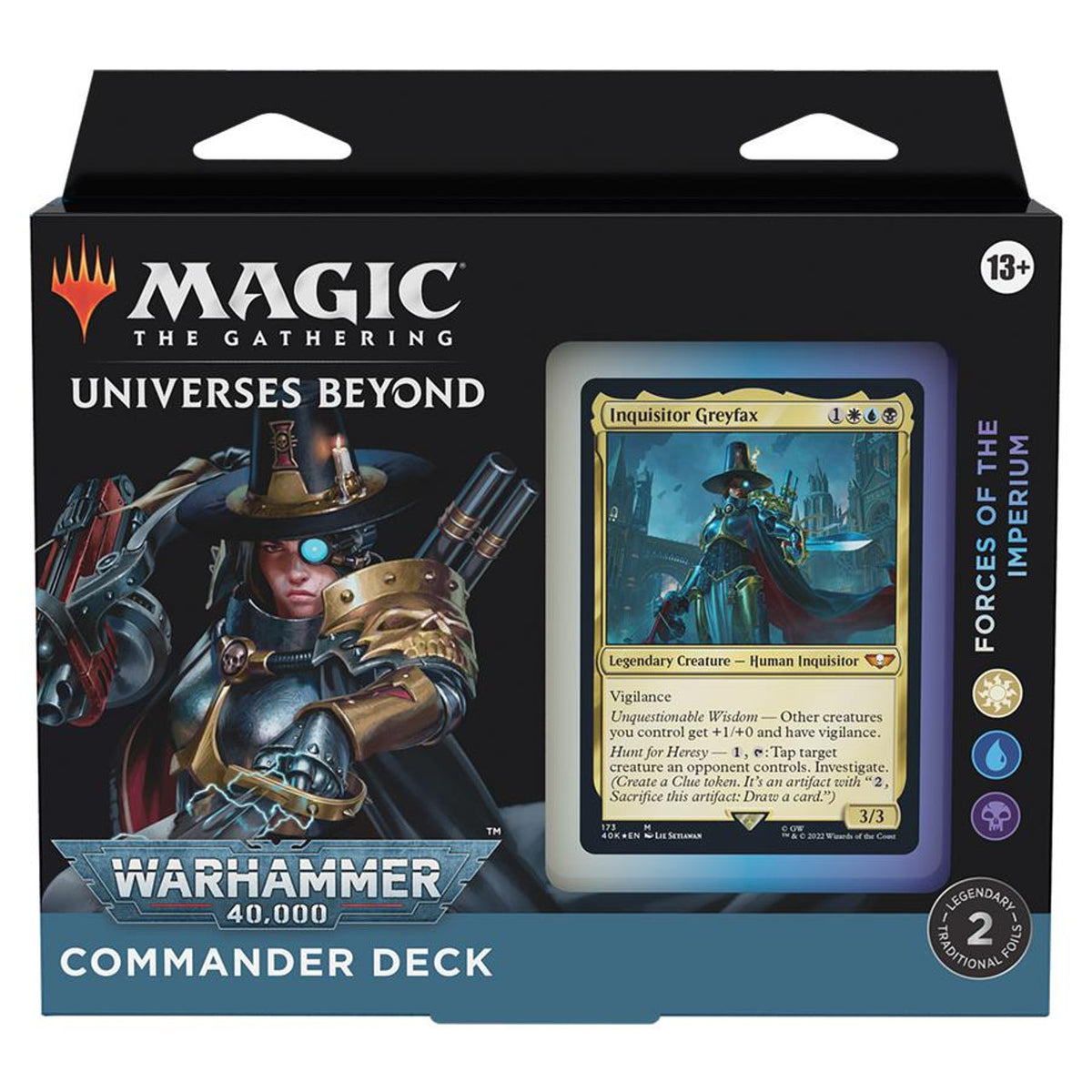 Magic The Gathering: Warhammer 40000 Commander Deck - Forces of the Imperium - Card Brawlers | Quebec | Canada | Yu-Gi-Oh!