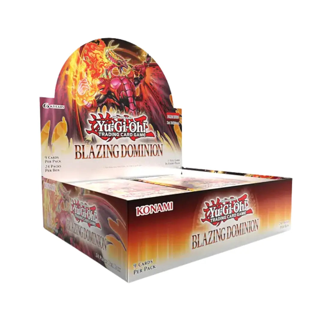 Yu-Gi-Oh! Blazing Dominion Booster Box containing 24 packs